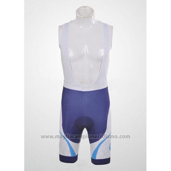 2011 Abbigliamento Ciclismo Pearl Izumi Bianco e Blu Manica Corta e Salopette